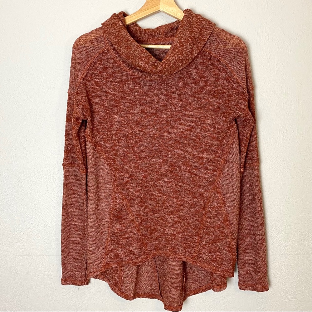 Free People Sienna Cowl Neck Long Sleeve Sweater - Picture 1 of 7